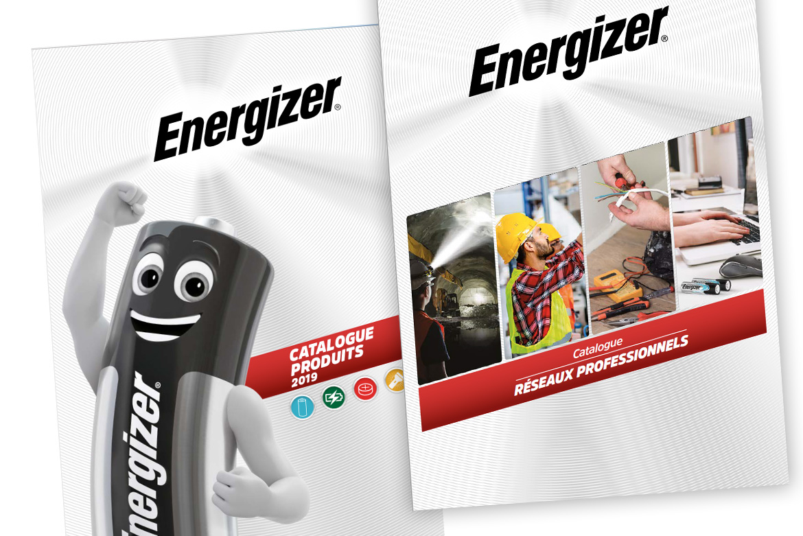 Catalogue Energizer papier Mass Retail et Pro
