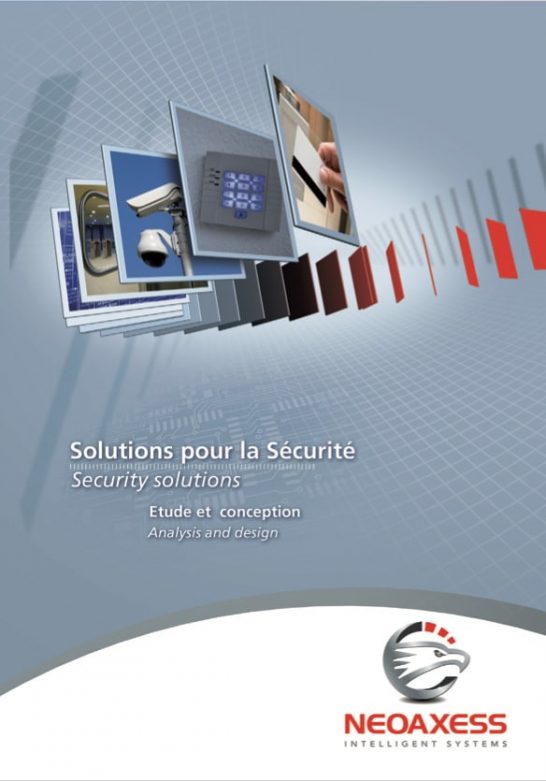 Création d&rsquo;une plaquette commerciale pour expert en solutions de sécurité