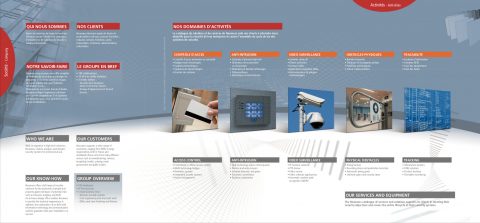 Création d&rsquo;une plaquette commerciale pour expert en solutions de sécurité