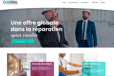 Kora Solutions – Spécialiste de la  réparation après sinistre