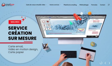 Imaillage – création de cartes de voeux personnalisées et plateforme d&rsquo;envoi de mail