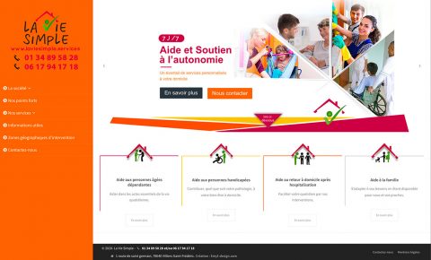Création du site internet La Vie Simple