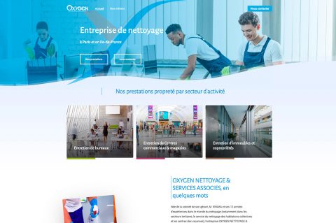Création du site internet Oxygen-Nettoyage