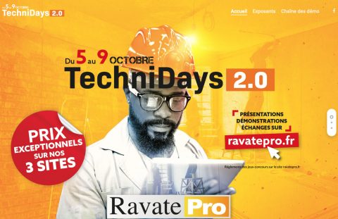 RAVATE PRO 2020 – Création du site internet événementiel pour l’opération commerciale Les Technidays