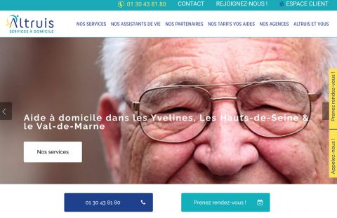 Création du site internet service à la personne – Altruis