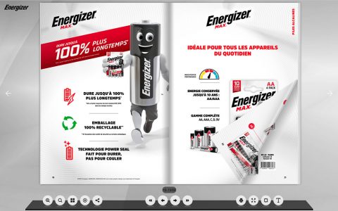 Catalogue électronique de la gamme produits d&rsquo;Energizer