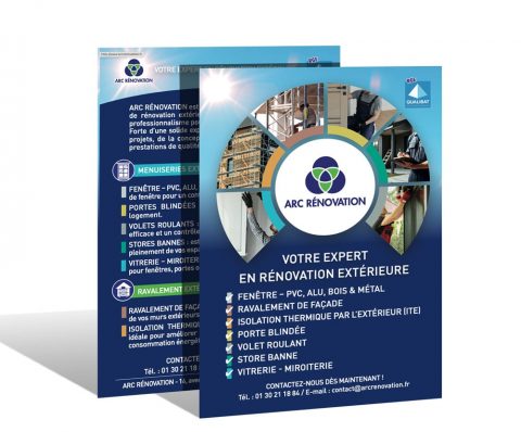 Création de la plaquette commerciale ARC Rénovation