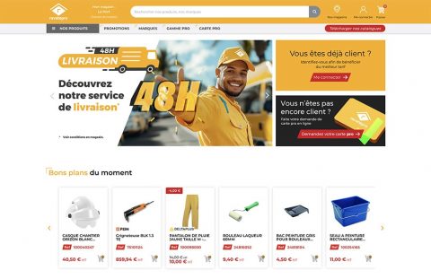 Refonte du site e-commerce Ravate Pro : UX, design et expérience utilisateur au service des professionnels du bâtiment