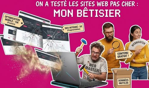 On a testé les sites Web pas cher – mon bêtisier (et mes larmes)